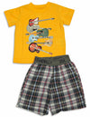Wes and Willy - Baby Boys Short Sleeve Shortie Pajamas