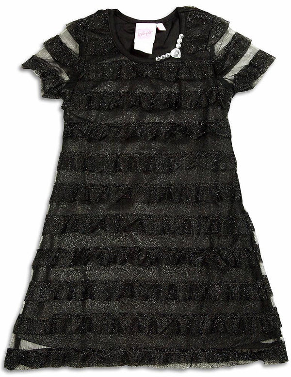 Lipstik Toddler and Little Girl's Party Dress for Day, Evening or Holidays
