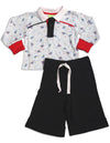 Snopea Baby Infant Newborn Boys Cotton Long Sleeve Pant Set - 8 Prints Available