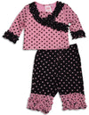 Me Me Me by Lipstik - Baby Girls Long Sleeve Pant Set Asst Fabrics