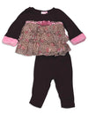 Me Me Me by Lipstik - Baby Girls Long Sleeve Pant Set Asst Fabrics