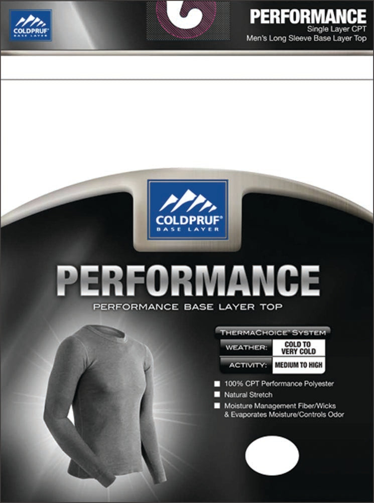 Cold Pruf Mens Regular  Big Performance Base Layer Platinum Thermal U  ShopBCClothing
