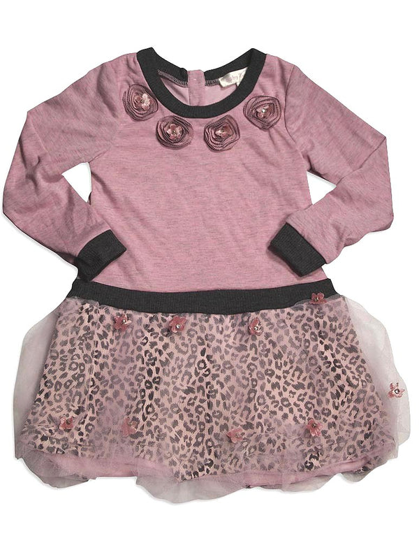 Baby Sara Toddler & Girls Long Sleeve Dresses - Assorted Fabrics Styles Colors