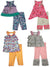 Baby Sara Infant Baby Girl Sleeveless Pant Sets - Asst Fabrics Styles Colors