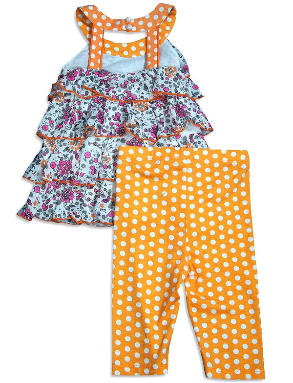 Baby Sara Infant Baby Girl Sleeveless Pant Sets - Asst Fabrics Styles Colors