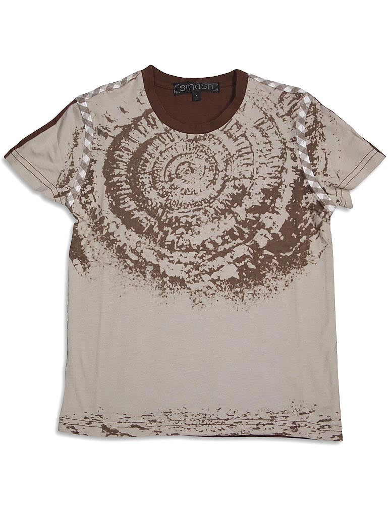 Smash Boys Sizes 4 - 12 Short Sleeve Shirt Top British Invasion Tee