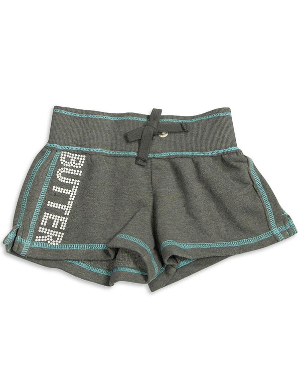 Authentic Butter Super Soft Screen Print and Embellished Logo'd Sweat Shorts