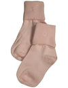 Tic Tac Toe - Little Girls' Turn Cuff Socks