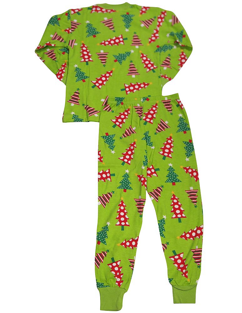Sara's Prints Boys Girls Unisex Kids Long Sleeve 2 Piece Pajama Set