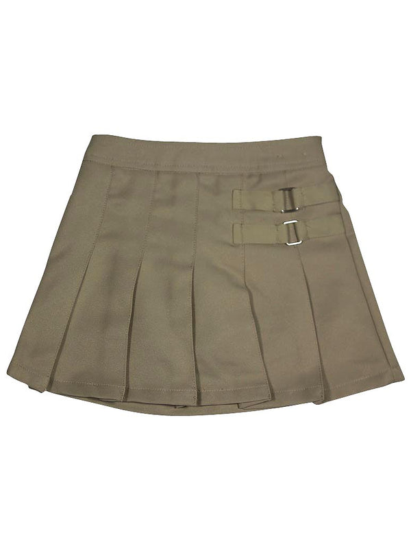 French Toast School Uniform Big Girls Plus Two Tab Pleated Scooter Skirt