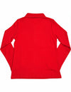 French Toast School Uniform Girls Long Sleeve Interlock Polo Shirt (Sizes 4-20), 33636