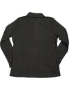 French Toast School Uniform Big Girls Plus Size Long Sleeve Interlock Polo Shirt, 33666
