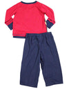 Toddler Boys Batman Long Sleeve 2 Piece Flame Resistant Pajamas Set