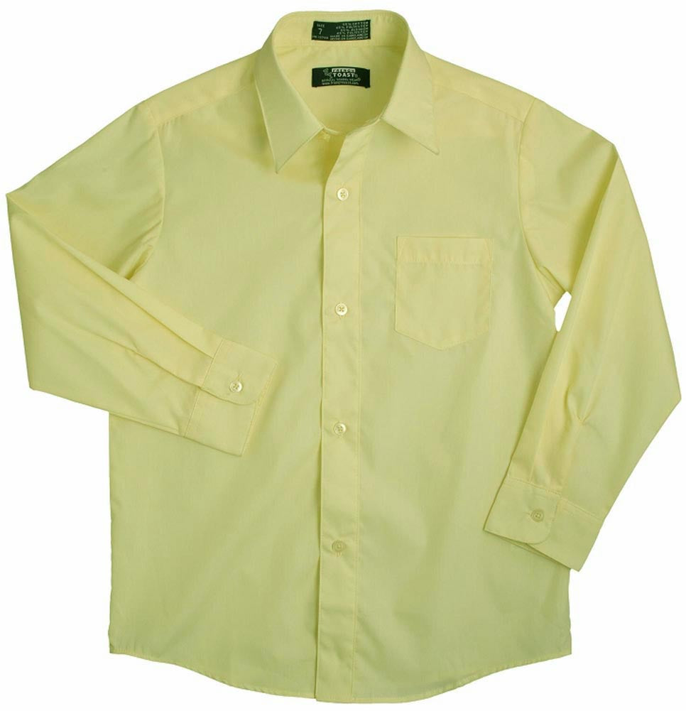 French Toast School Uniform Boys Button Down Long Sleeve Poplin Dress Shirt