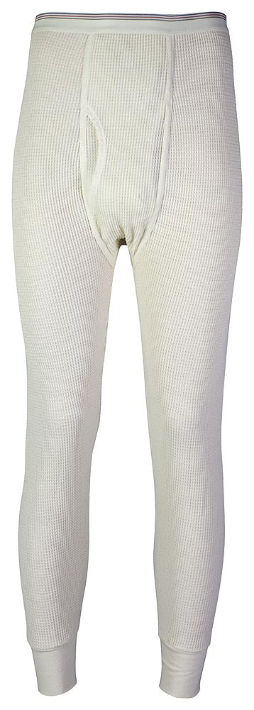 Indera Mens Regular and Big & Tall Long John Cotton Thermal Underwear Pants, 34186