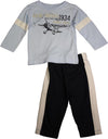 Mish Mish Baby Boys Infant Toddler Long Sleeve Cotton 2 Piece Pant Sets