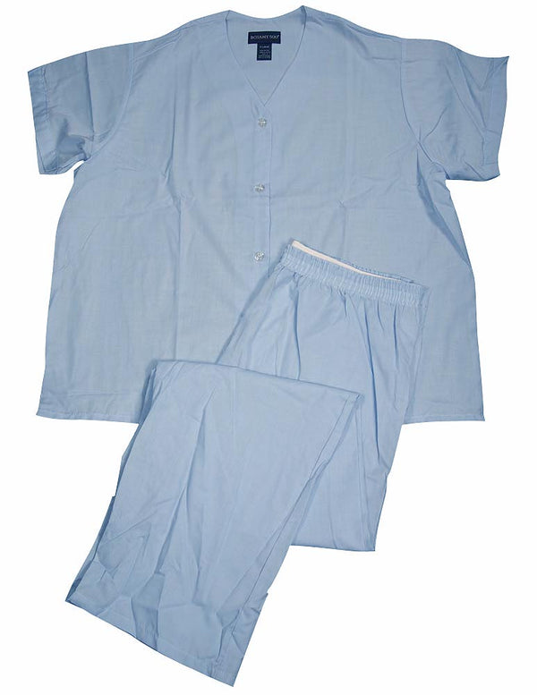 Botony 500 - Ladies Short Sleeve Long Leg Broadcloth Pajama Set