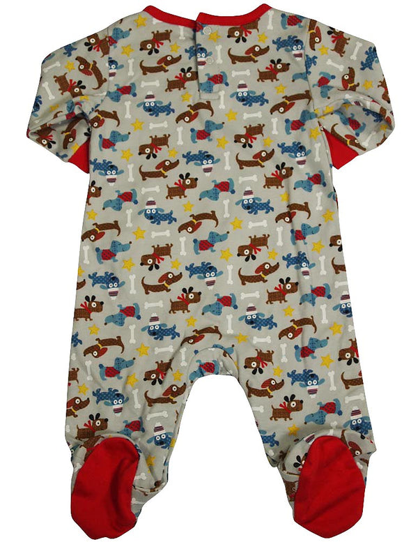 Happi by Dena Baby Boys Newborn One Piece Long Sleeve Footed Coverall