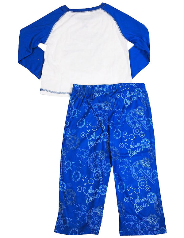 Calvin Klein Toddler Boys Pajamas 2 Piece Flame Resistant Polyester Pajama Sets
