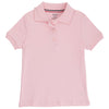 French Toast School Uniform Girls 2T-6X Short Sleeve Interlock Picot Polo Shirt