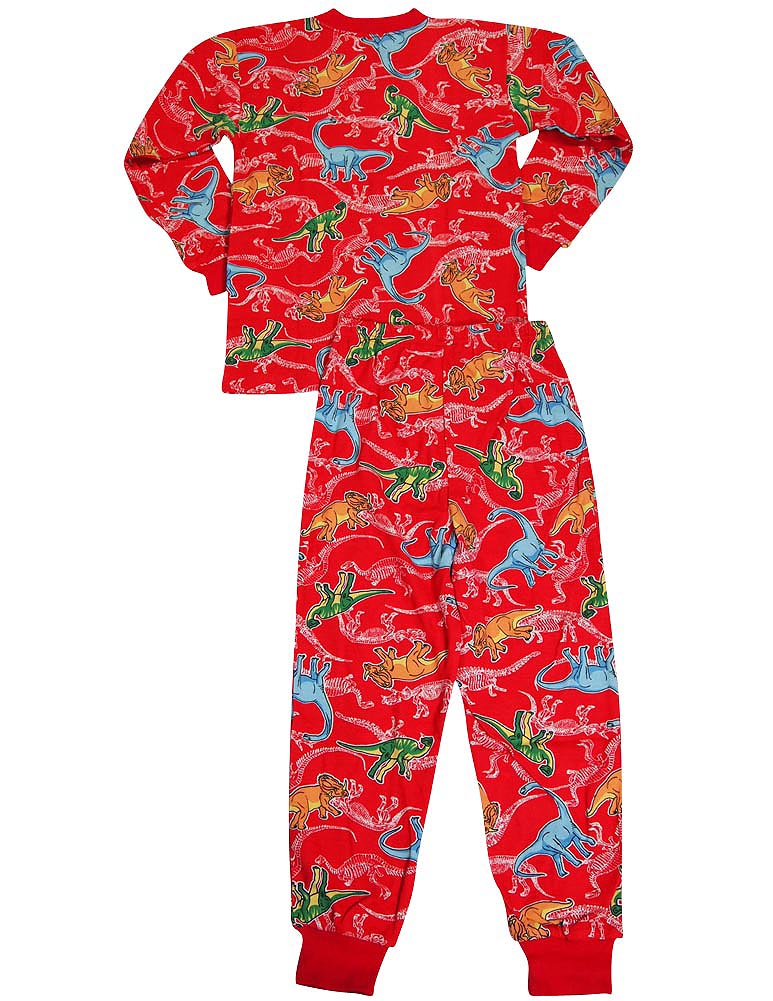 Sara's Prints Boys Girls Unisex Kids Long Sleeve 2 Piece Pajama Set