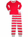 Sara's Prints Baby Girls 2 Piece Long Sleeve Sleepwear Pajama Set - 100% Cotton