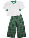 Sara's Prints Infant Boys Two Piece Flame Resistant Long Sleeve Pajama Set - 12M