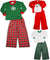 Sara's Prints Boys Long Sleeve 2 Piece Pajama Set - Flame Resistant