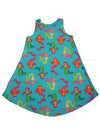 Sara's Prints Toddler & Big Girls Gown Tank Sleeveless Nightgown Flame Resistant