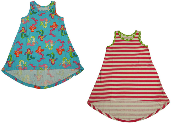 Sara's Prints Toddler & Big Girls Gown Tank Sleeveless Nightgown Flame Resistant