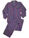 Private Label - Mens Big Broadcloth Long Sleeve Pajamas
