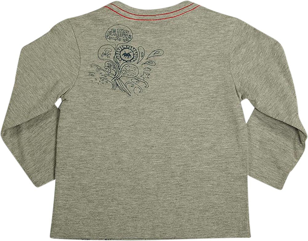 Mish Mish Baby Infant Boys Long Sleeve Graphic Tee Shirt Top