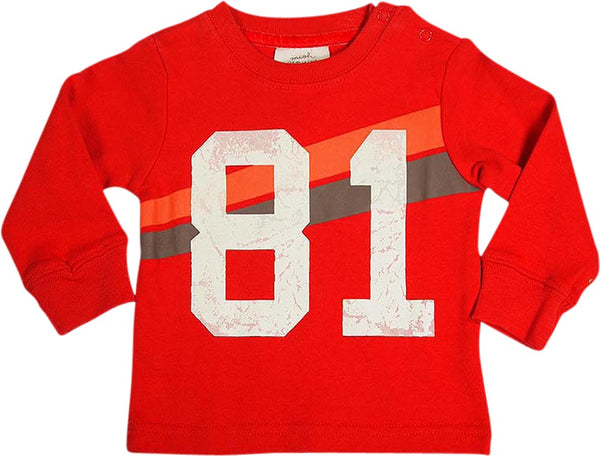 Mish Mish Baby Infant Boys Long Sleeve Graphic Tee Shirt Top
