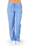 Ultra Soft Medical Nurse Uniform Womens Junior Fit Cargo Pocket Scrub Pant, 36169