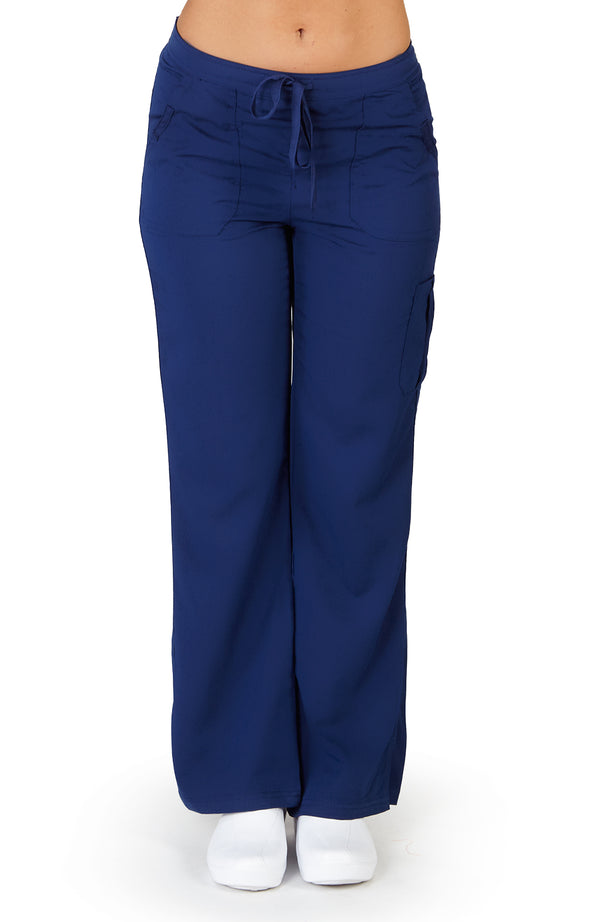 Ultra Soft Medical Nurse Uniform Womens Junior Fit Cargo Pocket Scrub Pant, 36169