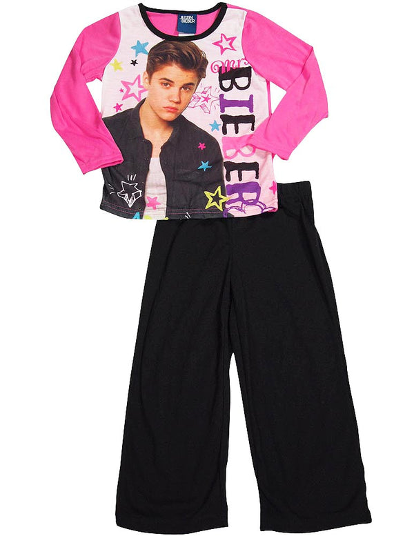 Justin Bieber - Little Girls Long Sleeve Justin Bieber Pajamas
