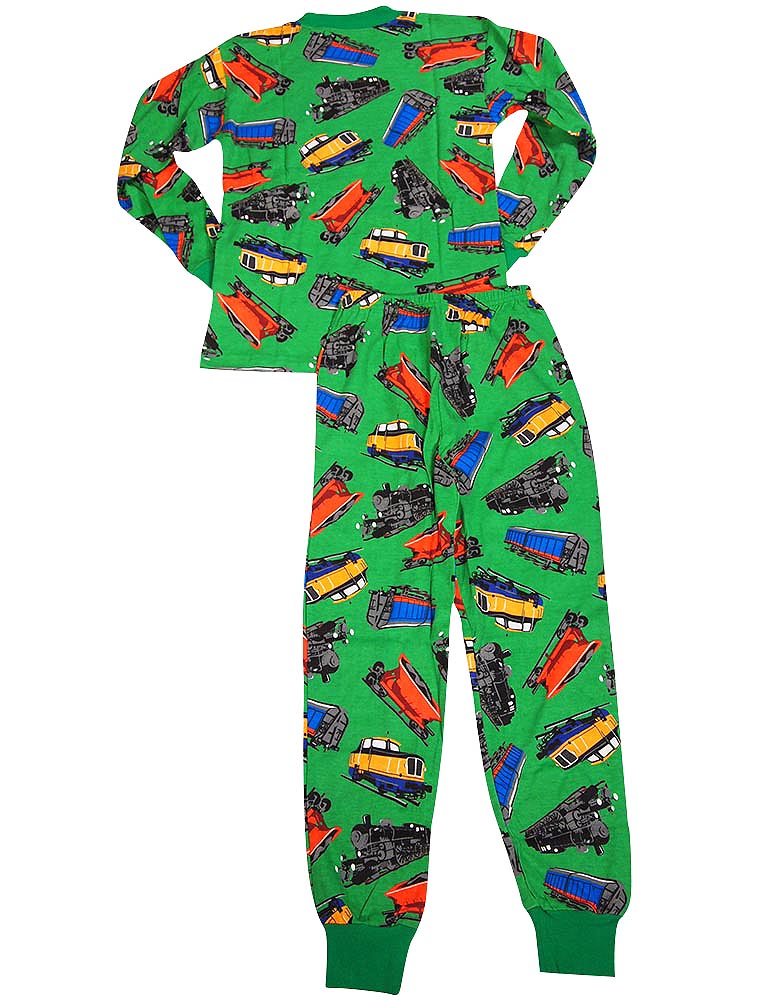 Sara's Prints Boys Girls Unisex Kids Long Sleeve 2 Piece Pajama Set