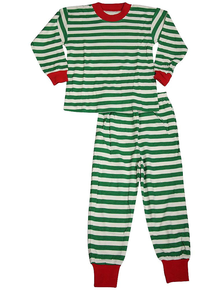 Sara's Prints Boys Girls Unisex Kids Long Sleeve 2 Piece Pajama Set