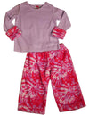 Up Past 8 by Sara's Prints - Little Girls Long Sleeve Pajamas