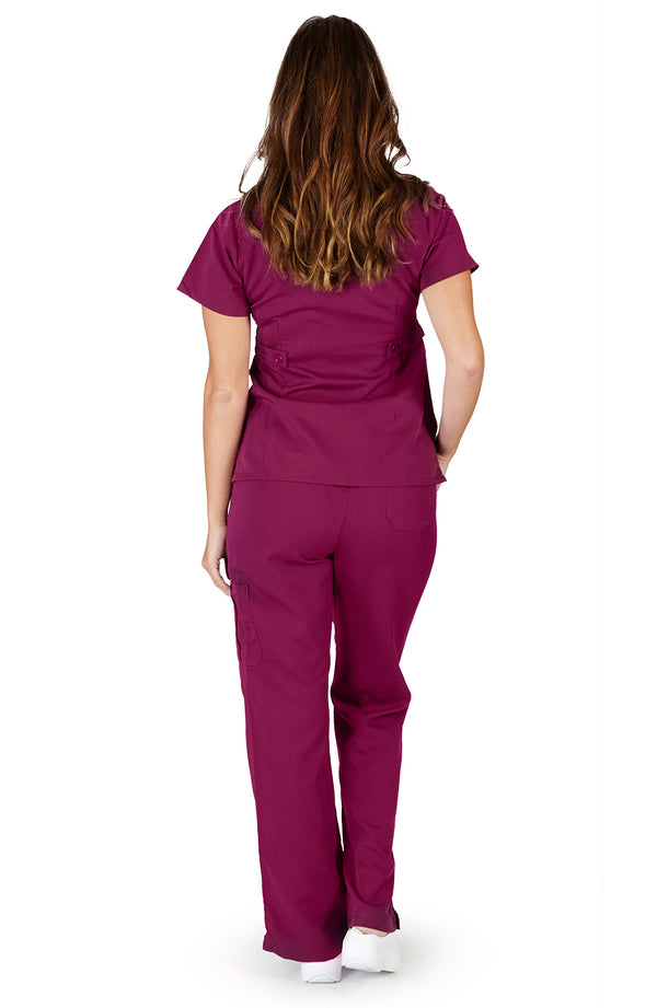 Ultra Soft Medical Nurse Uniform Premium Women's Junior Fit Mock Wrap Scrub Sets