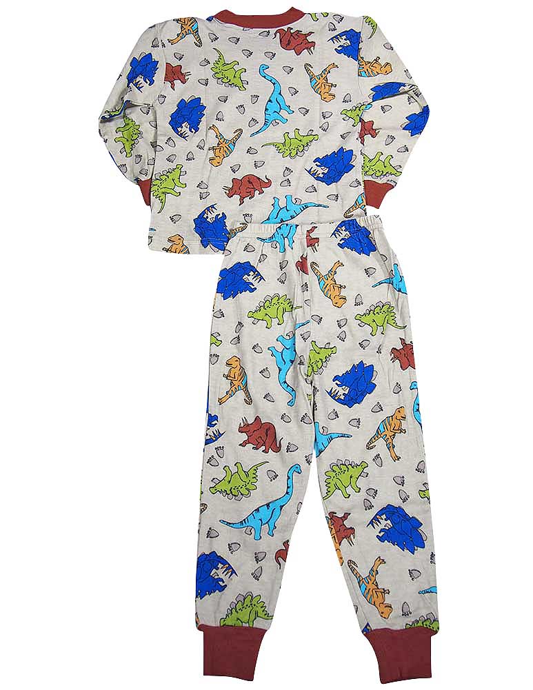 Sara's Prints Boys Girls Unisex Kids Long Sleeve 2 Piece Pajama Set