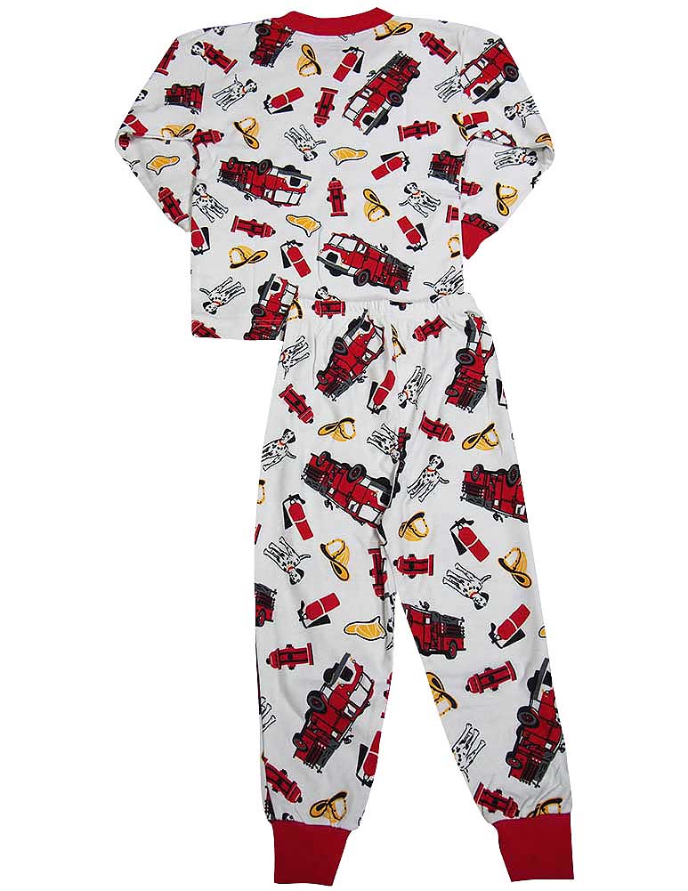 Sara's Prints Boys Girls Unisex Kids Long Sleeve 2 Piece Pajama Set