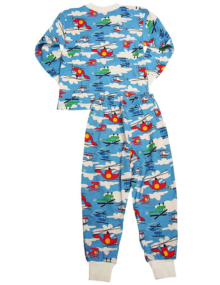 Sara's Prints Boys Girls Unisex Kids Long Sleeve 2 Piece Pajama Set
