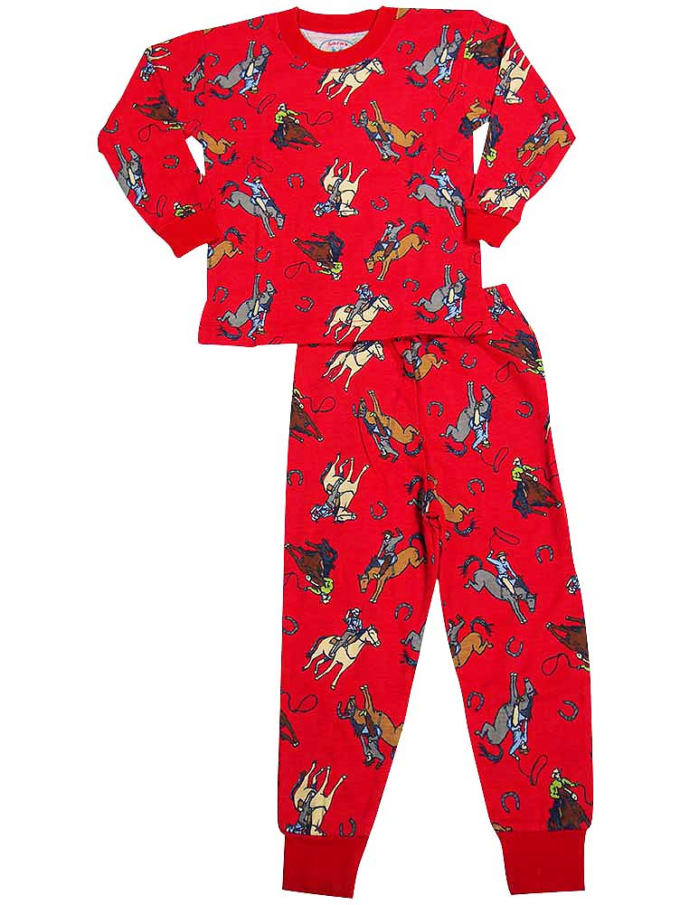 Sara's Prints Boys Girls Unisex Kids Long Sleeve 2 Piece Pajama Set