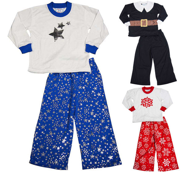 Sara's Prints Toddler & Girls Long Sleeve Two Piece Pajama Set - Flame Resistant