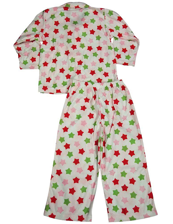 Sara's Prints Toddler & Girls Long Sleeve Two Piece Pajama Set - Flame Resistant