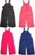 Carter's Adjustable Toddler / Girls 4-6X Snowsuit Bib Ski Winter Pants, 38344