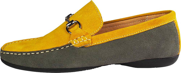 Masimo - Mens Slip On Casual Dress Suede Driving Moccasin