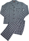 Hanes Men's Long Sleeve Woven Pajama Sleepwear Lounge Set