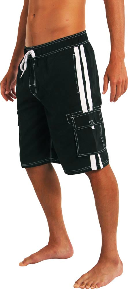Norty Mens Big Extended Size Swim Trunks - Mens Plus King Size Swimsuit thru 5X